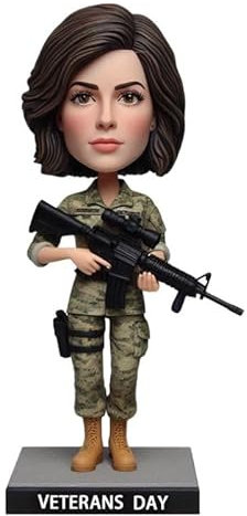 mydedor Individueller Wackelkopf, personalisierte Soldaten in Uniform, Geschenke für Frauen, einzigartige Geschenke für individuelle Soldaten