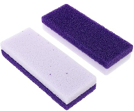 DRESSOOS 2stücke Fußpflege Bimsstein Langlebiger Hornhaut Entferner Aus Hautfreundlichem Material Mit Ergonomischem Griff Für Sanftes Peeling Und Massage Tragbar Und Leicht