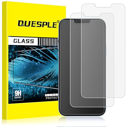 QUESPLE [2 Stück] Matt Panzerglas für iPhone 12 Pro Max, Anti-Fingerabdruck, Blendschutz Matte Schutzfolie, Anti-Kratzen, Ultra-klar Gehärtetem Glas Displayschutzfolie