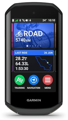 GARMIN Edge 1050 Fahrrad-Monitor-Set, Fahrradcomputer, HRM-Monitor, Fahrrad-Geschwindigkeitssensor 2 und Trittfrequenzsensor 2 und Ladedatenkabel, Premium-Fahrradcomputer bis zu 20 Stunden