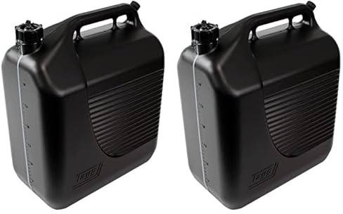 Tayg Kanister, 30 Liter, zugelassen, mit Einfüllstutzen und Messstreifen, schwarz, 604072 (Packung mit 2)