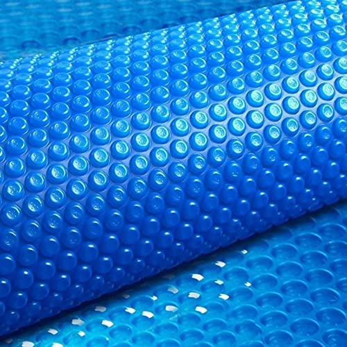 3ft 6ft 9ft 10ft 13ft 16ft 20ft 23ft 26ft 30ft 33ft Swimming Pool Cover, Solar Water Bubble Blanket Round/Heavy Duty/Kidney Shaped/Oval Pool, with Grommets Solar Cover
