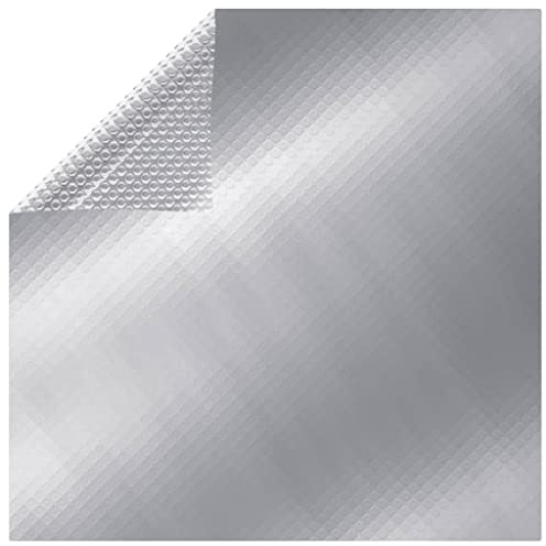 Tomostar Solarplane für Pool, Luftpolsterfolie, Solarabdeckung, für Pool, silberfarben, 450 x 220 cm, PE