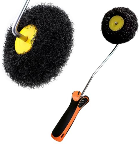 Rouleau pour mastic, rouleau d'angle de qualité supérieure pour les bords intérieurs et les plaques de plâtre, rouleau de enduit, application précise, finition propre, ergonomique, durable