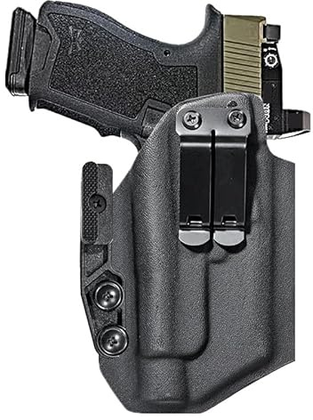 Kydex - Fondina per PSA Dagger Compact compatibile con Streamlight TLR-1 HL TLR-1s TLR1 1000-Lumen torcia tattica per armi da 1000 lumen IWB Claw Kit nascosto