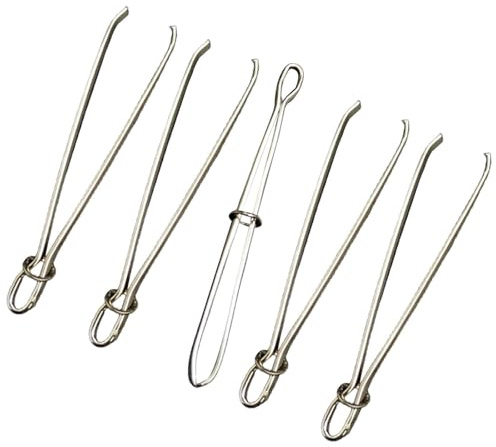 KIXZSAZ Infila elastico con pinzette, strumento per cucire facile, dispositivo per inserire nastri a pizzico, efficace per forniture artigianali, strumento per cucire infilando
