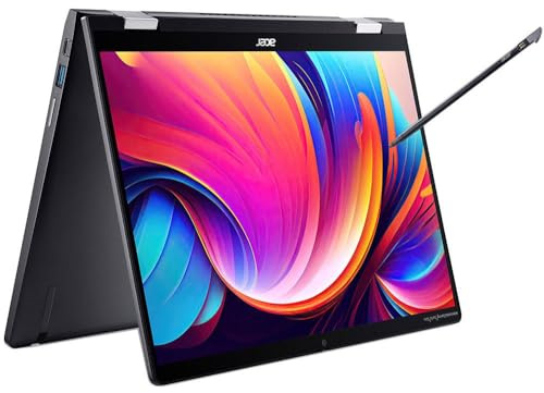 Acer Chromebook Spin 714 CP714-2WN-5816 14 WUXGA Touchscreen 2-in-1 Laptop, Intel Core i5-1335U, 16GB RAM, 512GB SSD, Chrome OS, Wi-Fi 6E, Stylus Pen, Grey (NX.KLNEK.002)