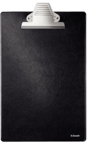 Esselte Foolscap Klemmbrett, robust, Schwarz