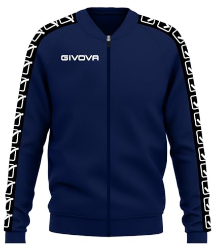 GIVOVA GIACCA COLLEGE BAND BLU Tg. M