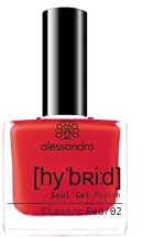 alessandro Hybrid Lack Classic Red – klassisches Rot – In nur 3 Schritten - perfekte Nägel ohne LED -bis zu 10 Tagen halt!