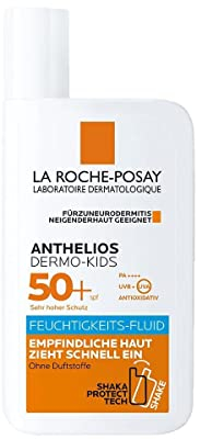La Roche Posay Anthelios UVMUNE 400 Kids Invisible Fluid LSF 50+: Sonnenpflege mit MEXORYL 400 für empfindliche Kinderhaut ohne Duftstoffe, 50ml