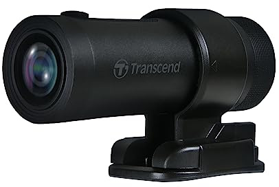 Transcend 64GB, 2K 1440p Motorcycle Dash Cam, 140 Wide-Angle, Built-in WiFi,G-Sensor, Night Vision, IP68, Emergency Recording, for Bikes, Motorcycles - TS-DP20A-64G
