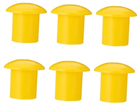 ULTECHNOVO 30 Stück Schutzkappen Für Bewehrungsstäbe Aus Robustem Kunststoff Mit Hoher Sichtbarkeit Und Druckfestigkeit Rebar Schutzkappen Für Baustahl