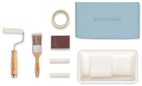 Rust-Oleum Bereit Zum Rollen - Öko-Farbset (Klein) - Heizkörperlack Hochglanz Ruhiges Blau