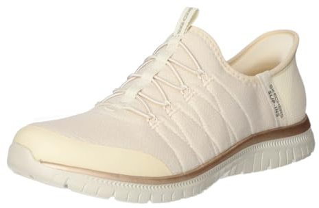 Skechers Virtue Glow - Tenis para Mujer, Color Natural, Talla 5