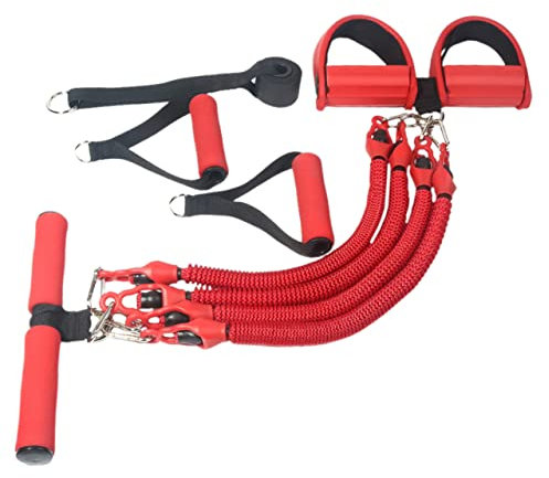 VANZACK Zugseil Mit Fußpedal Für Fitness-Training Yoga-zugseil Spannung Sport-zugseil Für Heimtraining Und Outdoor-Sport