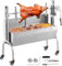 VEVOR Parrilla de Cordero 90 kg para Barbacoa de Cerdo, Cordero, Cabra - Asador Comercial Con Motor Eléctrico de 52 W - Acero Inoxidable, 1310 x 435 x 1158 mm