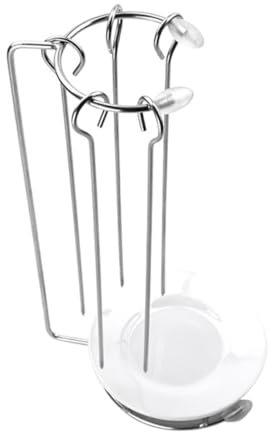Milisten Support Suspendu en Acier Inoxydable Plateau Récupérateur pour Brochettes Réutilisables, Accessoire Barbecue Pratique pour Cuisson en Plein Air