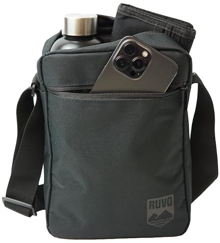 RUVO® Umhängetasche Herren I Stylische Crossbody Bag für Alltag & Freizeit I Praktische Herren Umhängetasche I Leicht, Kompakt und Vielseitig