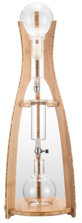 KHZKHC Cold Brew Drip Tower 500ml, 5-8 People Cold Brew Drip Coffee Maker, Extract Coffee, High Borosilicate Glass, Stainless Steel Filter, For Home Office