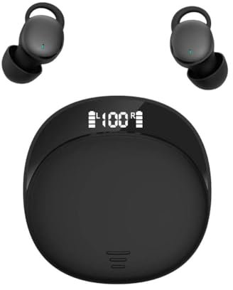 Rtyweth Cuffie per dormire, Auricolari per dormire sul fianco, Cancellazione del rumore per dormire, Mini cuffie Sleep Wir
