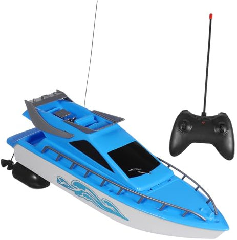 Milisten 1 Set Ferngesteuertes Spielzeugboot Fernbedienungsboot Wasserboot Ferngesteuertes Rennboot Ferngesteuerte Boote Schwimmbadboot Kinderspielzeugboote Kinderspielzeug Aus