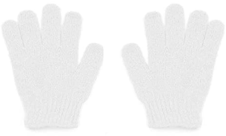1 Pair Hand Shape Shower Scrubber Back Body Massage Mitten Skin Moisturizing Bath Glove Home Supply Bath Gloves Shower Body Scrubbing Glove