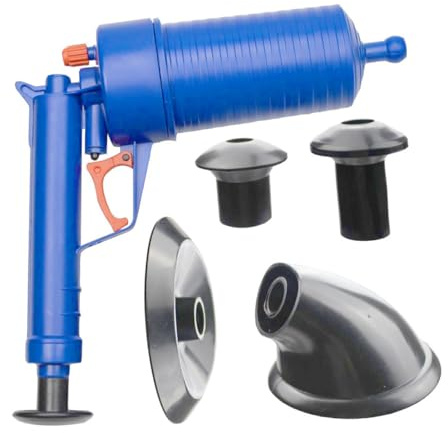 SKISUNO Desatascador De Fregadero De Cocina Émbolo De Aire De Alta Presión, Kit De Abridor Ventosas De Diferentes Tamaños, Herramienta Potente Para Eliminar Obstrucción Del Drenaje Baño y Hogar