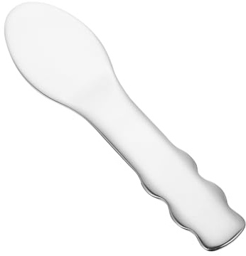 Gatuida Cuillère à Crème Visage Acier Inoxydable Spatule Compacte pour Masque Facial et Massage des Yeux Outil Portable pour Soins Peau et Maquillage Féminin