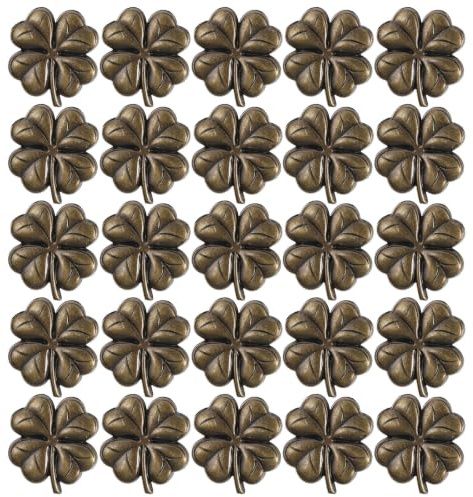 MAGICLULU 20 Satz Druckknöpfe aus Zinklegierung mit Retro Verschlussknopf und Filigranen Klassischen Gravuren für Selbstgemacht Bastelarbeiten