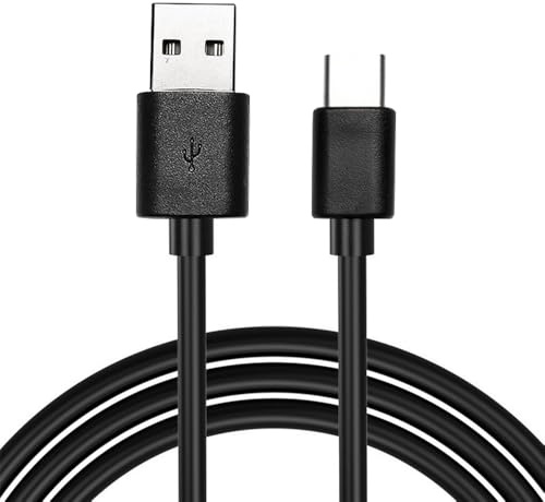 USB C Cable 1/2/3 meter, USB A to USB C Fast Charging cord Compatible with Samsung Galaxy S23 S21 S20 S10 S9 S8 Plus S10E, iPhone 15 Series, Google Pixel – PVC Jacket (Black) (1 Meter)