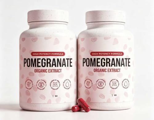 Ekologiskt granatäppleextrakttillskott, antioxidant och energi,2PCS