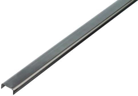 Alberts 485306 U-Profil | Edelstahl | 1000 x 20 x 10 mm
