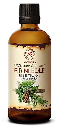 Abeto Aceite Esencial 100ml - Abies Sibirica - 100% Puro y Natural - Mejor para Aromaterapia - Relajación - Masaje - SPA - Sauna - Difusor - Lámparas de Aroma