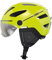 ABUS Stadthelm Pedelec 2.0 ACE - Fahrradhelm mit Rücklicht, Visier, Regenhaube, Ohrenschutz - für Damen und Herren - Gelb Glänzend, Größe M​