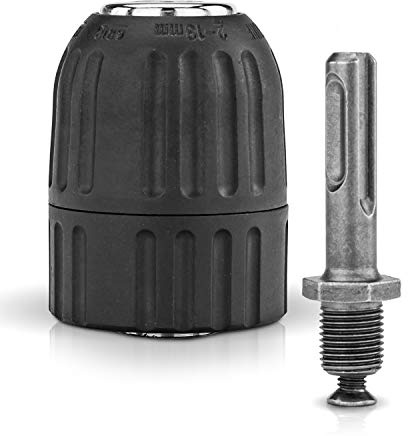 Schnellspannbohrfutter 2mm -13mm 1/2-20UNF mit Adapter SDS-plus, Bohrfutter SDS mit Adapter und Gewinde, Bohren
