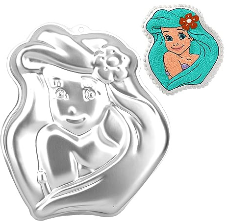 Molde de aluminio 3D para decoración de tartas, diseño de princesa, con forma de niña de princesa, suministros de cocina