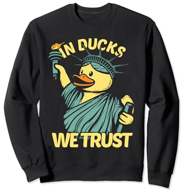 Statue of Liberty Rubber Duck New York Duckling Sweatshirt