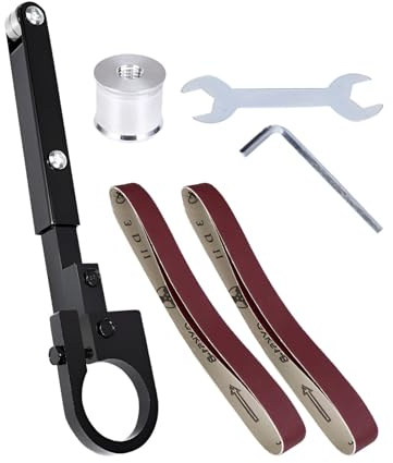 Adaptador de lijadora de banda, lijadora modificada con amoladora angular, lijadora, lijadora de banda, adaptador portátil de pulido de tuberías para amoladora angular
