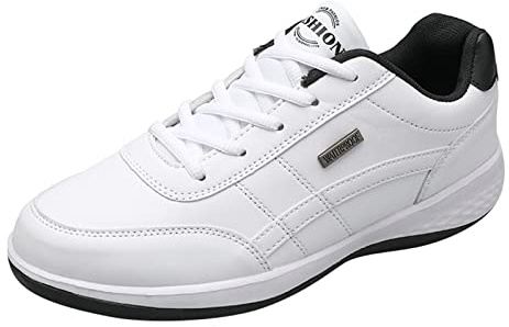 OrthoFit Unisex – Scarpa ergonomica ortopedica da uomo, Orthox, ergonomica, per alleviare il dolore, unisex, scarpe da ginnastica per il tempo libero, scarpe casual, bianco, 43 EU