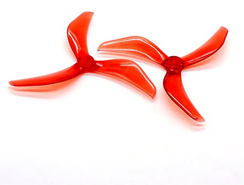 ROXENT 5X4,3X3 3-Blatt-Propeller, for RC FPV Racing Freestyle 5-Zoll-Drohnen Drohnen-Quadrocopter(6Pairs Red)