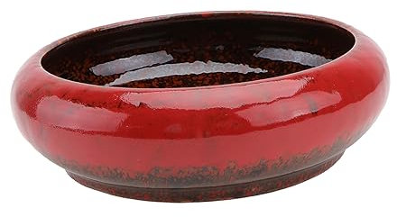 STOBOK Hydroponischer Keramik Blumentopf Mit Abflussloch Für Sukkulenten Und Narzissen Kreativer Pflanzkübel Für Garten Und Wohnraum Hitzebeständig Langlebig Multifunktional Als Blumentop