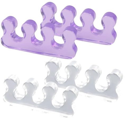 2-Stück Zehenspreizer Pediküre,Toe Separator Correct Toes,Zehentrenner Damen Silikon Pedicure,Zehenspreizer Pediküre,hilfe Auftragen for Nagellack Einwachsen,Pediküre-Schüssel,Maniküre Toe Spacer