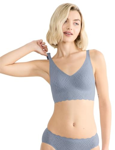 Sloggi Zero Feel Bliss Bralette Bluish Gray, Gris Azulado, XS