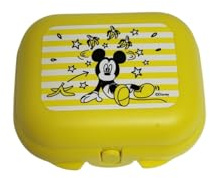 Tupperware To Go Mini Twin Size 1 piccolo contenitore per il pranzo Twin Scuola asilo (giallo Mickey)