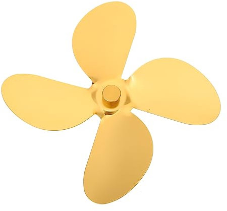 VALICLUD Aluminum Alloy Fan Blades Replacement Stove Fan Parts for Silent Heat Powered