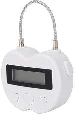 Lurrose Elektronisches USB-ladbares Zeitschloss Mit Stahlseil Intelligenter Countdown-Timer Zur Kontrolle Schlechter Gewohnheiten Wiederaufladbares Sicherheitsschloss Für Spiele Und Verhal