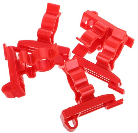 MUELODSIC 5pcs Wall-mounted Metal Pegboard Hooks Set for Car Detailing Polisher Holder Rack Wire Loop Clamp and Polishing Pads Hanger, Cable Fasteners for Garage Tool Storage