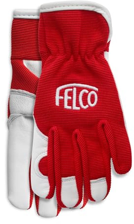 FELCO 720 KIDS Kinder Gartenhandschuhe – Weiches Lammleder und atmungsaktives Spandex, Schutzklasse 1, bequeme und flexible Handschuhe für Kinder 4–6, 6–8, 8–10 Jahre