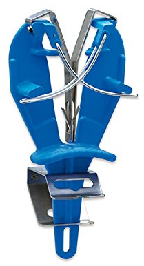 Giesser since 1776 - Made in Germany - Sharp easy, Afilador de cuchillos, con soporte, doble función, azul, 9980 b
